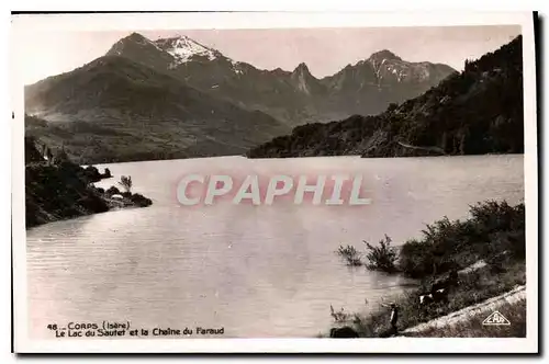 Ansichtskarte AK Corps Isere le Lac du Sautet et la Chaine du Faraud