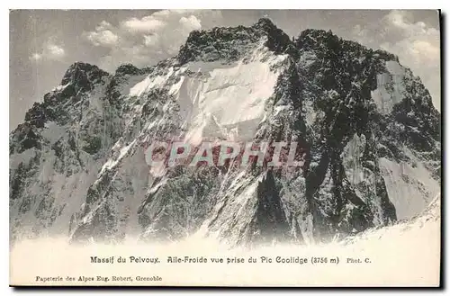 Cartes postales Massif Aile Froide vue prise du Pic Coolidge