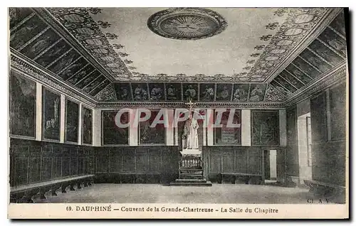 Cartes postales Dauphine Couvent de la Grande Chartreuse la Salle du Chapitre