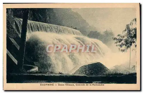 Ansichtskarte AK Dauphine dans l'Oisans cascade de la Romanche