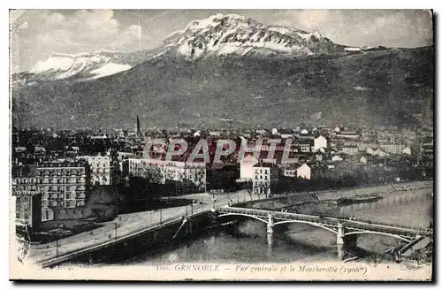 Cartes postales Grenoble vue generale et le Moucherotte