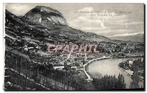 Cartes postales Environs de Grenoble la Tronche et le mont Saint Eynard