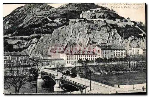 Ansichtskarte AK Grenoble Pont de la Porte de France Fort Rabot et le Rachats