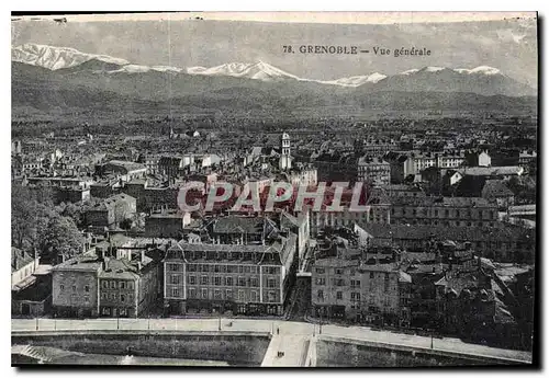 Cartes postales Grenoble vue generale