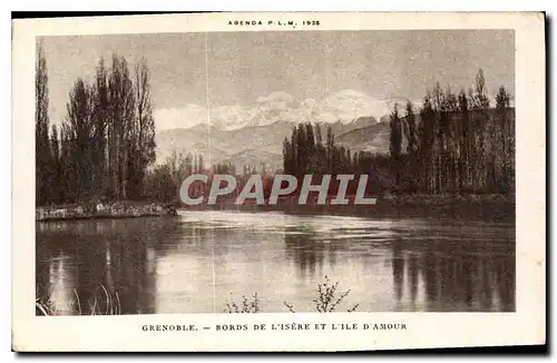 Cartes postales Grenoble Bords de l'Isere et l'Ile d'Amour