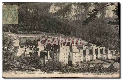 Cartes postales Dauphine Couvent de la Grande Chartreuse