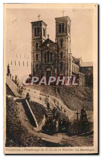 Cartes postales Dauphine Pelerinage de N D de la Salette la basilique