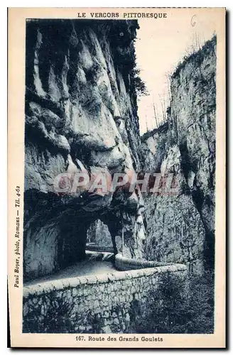 Ansichtskarte AK Les Vercors pittoresque route des Grands Goulets