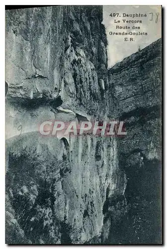 Ansichtskarte AK Dauphine le Vercors Route des Grands Goulets