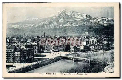 Cartes postales Grenoble vue generale et le Moucherotte