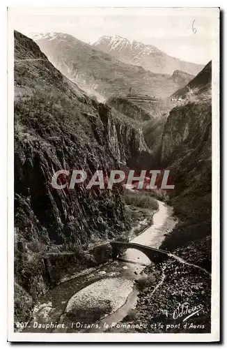 Cartes postales Dauphine l'Oisans la romanche et le pont d'Auris