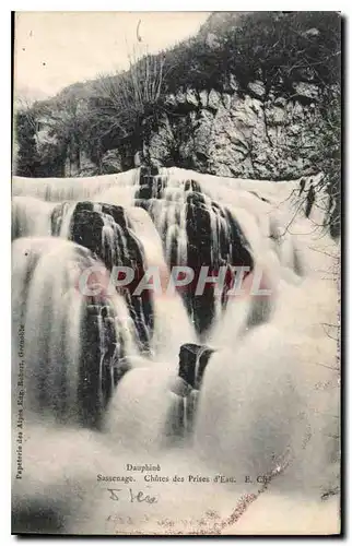 Cartes postales Dauphine Sassenage Chutes des Prises d'Eau