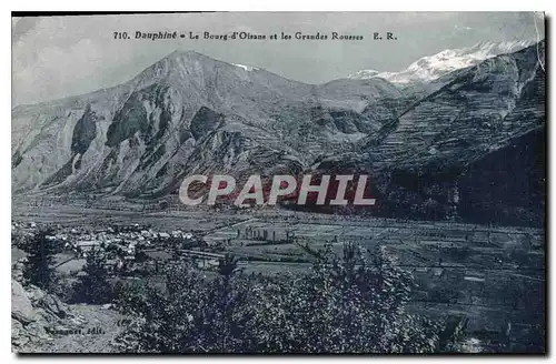 Cartes postales Dauphine le Bourg d'Oisans et les Grandes Rousses