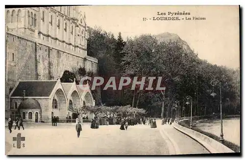 Cartes postales Les Pyrenees Lourdes les Piscines