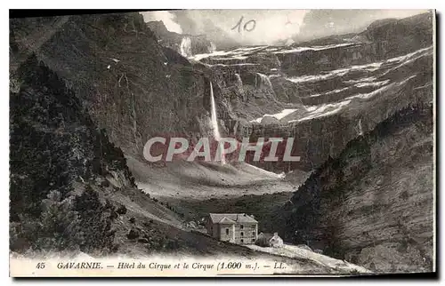 Cartes postales Gavarnie Hotel du Cirque et le Cirque