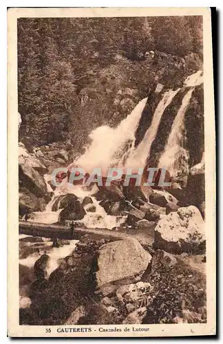 Ansichtskarte AK Cauterets Cascades de Lutour