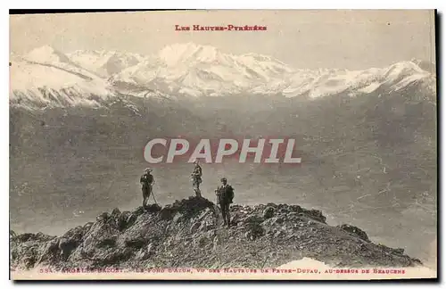 Cartes postales Argeles Gazost le fond d'Azun vu des Hauteurs de Peyre Dufau au dessus de Beaucens