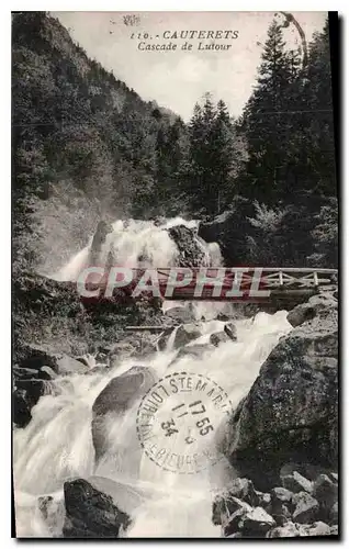 Ansichtskarte AK Cauterets Cascade de Lutour