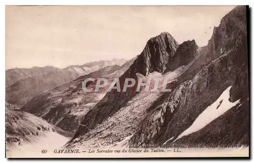 Ansichtskarte AK Gavarnie les Sarrades vus du Glacier du Taillon