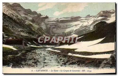 Ansichtskarte AK Gavarnie le Gave le Cirque de Gavarnie