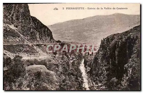 Cartes postales Pierrefitte Entree de la Vallee de Cauterets