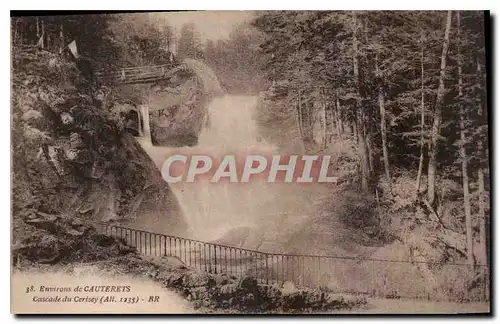 Ansichtskarte AK Environs de Cauterets Cascade du Cerisey