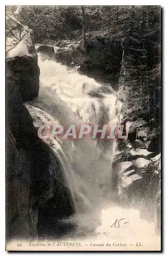 Cartes postales Environs de Cauterets Cascade du Cerisey