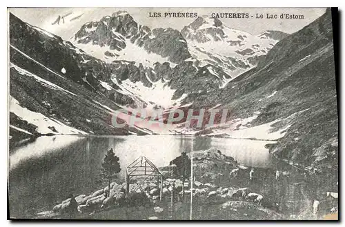 Ansichtskarte AK Les Pyrenees Cauterets Le Lac d'Estom