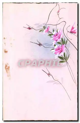 Cartes postales Fleurs (dessin a la main)