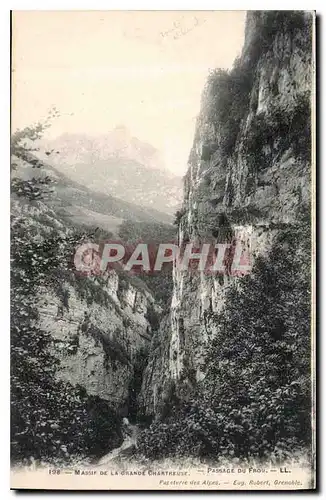 Ansichtskarte AK Massif de la Grande Chartreuse Passage du Frou