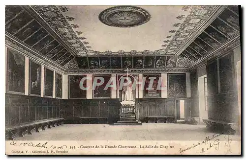 Ansichtskarte AK Couvent de la Grande Chartreuse la Salle du Chapitre