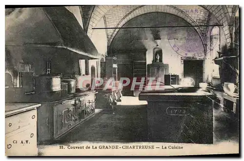 Cartes postales Couvent de la Grande Chartreuse la Cuisine