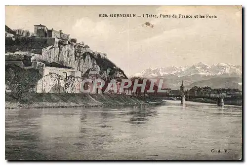 Cartes postales Grenoble l'Isere Porte de France et les Forts