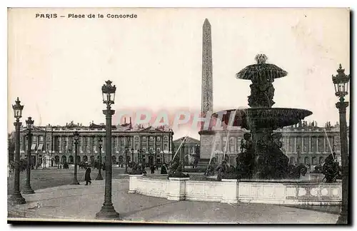 Ansichtskarte AK Paris Place de la Concorde