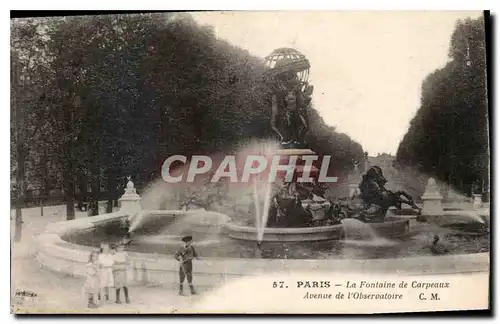 Cartes postales Paris la Fontaine de Carpeaux Avenue de l'Observatoire