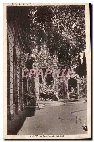 Cartes postales Nancy Fontaine de Neptune