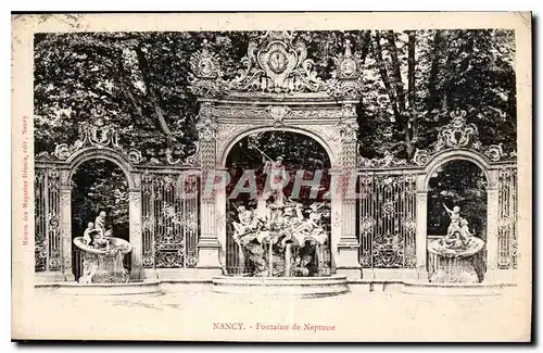 Cartes postales Nancy Fontaine de Neptune