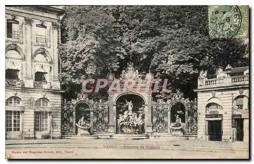 Cartes postales Nancy Fontaine de Neptune