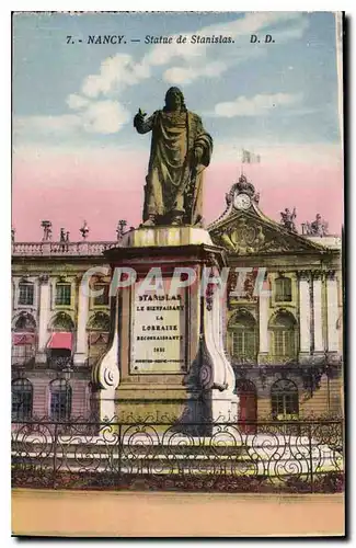 Cartes postales Nancy Statue de Stanislas