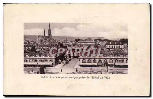 Ansichtskarte AK Nancy vue panoramique prise de l'Hotel de Ville