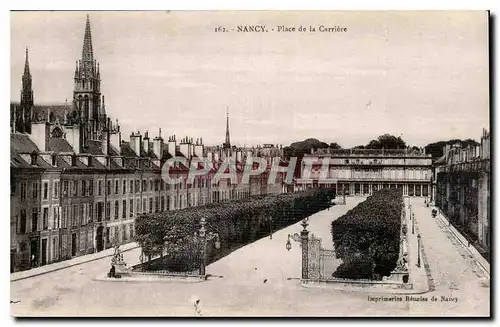 Cartes postales Nancy Place de la Carriere