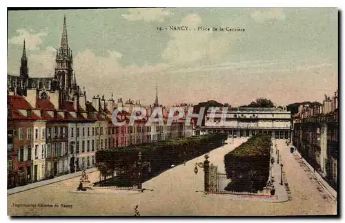 Cartes postales Nancy Place de la Carriere