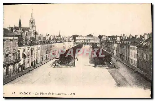 Cartes postales Nancy La Place de la Carriere