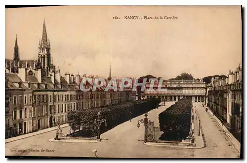 Cartes postales Nancy Place de la Carriere