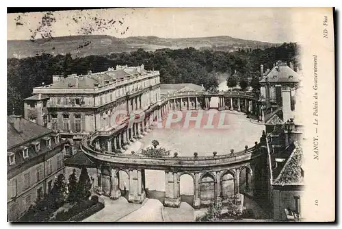 Ansichtskarte AK Nancy le Palais du Gouvernement