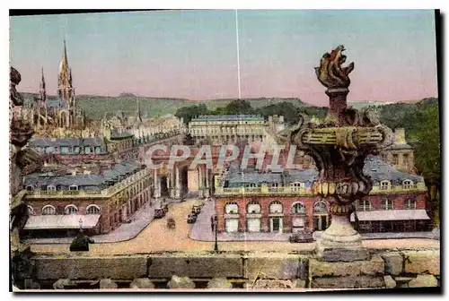 Cartes postales Nancy la Place Stanislas vue de l'Hotel de Ville