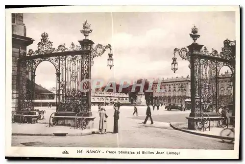 Cartes postales Nancy Place Stanislas et Grilles Jean Lamour