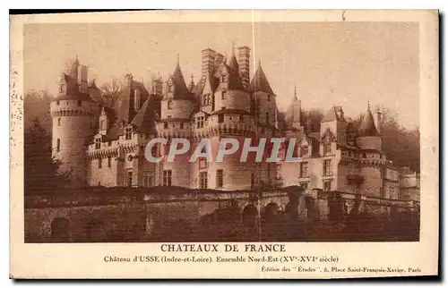 Ansichtskarte AK Chateaux de France Chateau d'Usee Indre et Loire Ensemble Nord Est XV XVI siecle