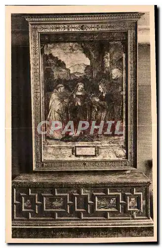 Cartes postales Chateau de la Loire Chateau de Langeais XV S Fresque de Luini XVI S