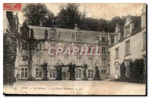 Cartes postales Usse le Chateau la Cour d'Honneur